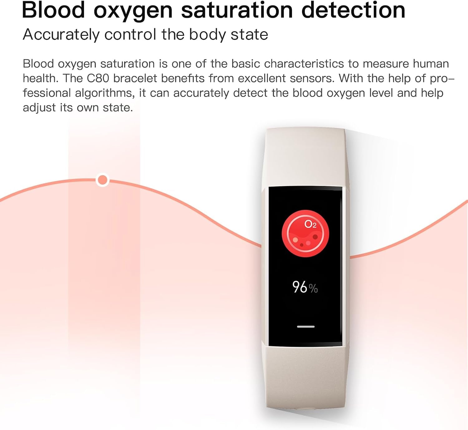 Yeforu fitness tracker watch with 1.1" AMOLED screen, heart rate monitor, blood pressure, pedometer, sleep, and activity tracking.